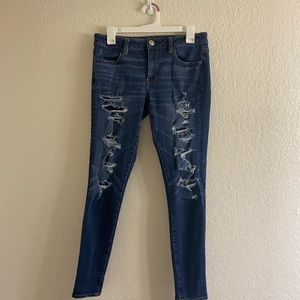 American Eagle Distressed Jegging Jeans